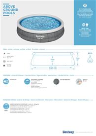  Bestway Fast Set allas 366 x 76cm (Uusi malli)-8