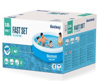  Bestway Fast Set uima-allas 305 x 66cm sis. suodatinpumppu-5