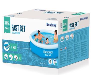  Bestway Fast Set uima-allas 305 x 66cm sis. suodatinpumppu-5