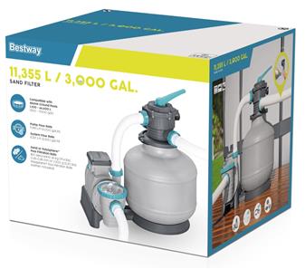 Bestway Flowclear hiekkasuodatinpumppu 11355L (2025 malli)-2