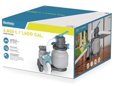 Bestway Flowclear hiekkasuodatinpumppu 6056L (2025 malli)-2