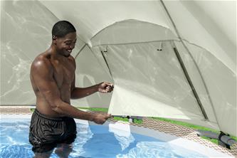 Bestway Flowclear Pavillion / katos pyöreälle altaalle 305 - 549 cm:lle-8