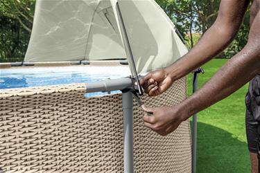 Bestway Flowclear Pavillion / katos pyöreälle altaalle 305 - 549 cm:lle-9