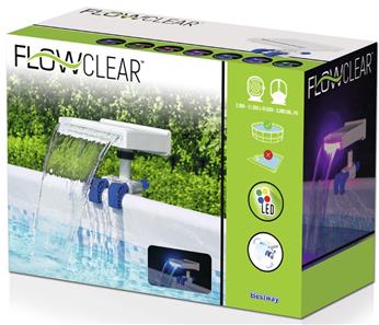 Bestway Flowclear rauhoittava LED-vesiputous altaaseen