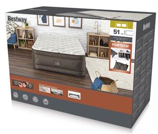 Bestway Fortech ilmapatja intergroidulla AC-pumpulla 203 x 152 x 51cm-3