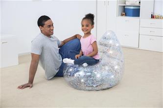 Bestway Glitter puhallettava tuoli 72 x 72 x 64 cm-3