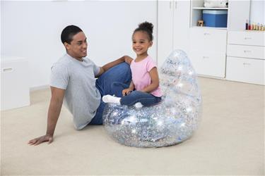 Bestway Glitter puhallettava tuoli 72 x 72 x 64 cm-3