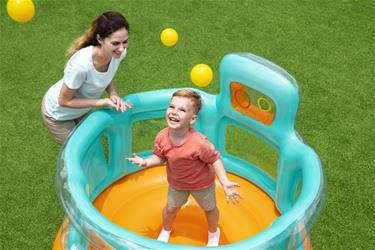 Bestway ''Hops 'n Hoops'' pomppulinna Ø152 x H117cm-4