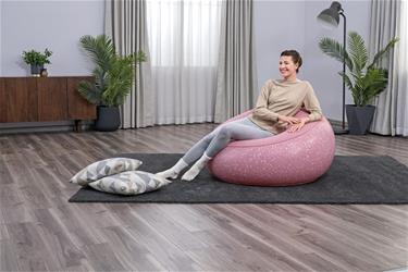 Bestway ''Inflate-A-Chair'' puhallettava tuoli 112 x 122 x 66 cm, Clay Pink-3