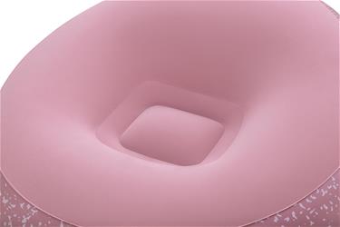 Bestway ''Inflate-A-Chair'' puhallettava tuoli 112 x 122 x 66 cm, Clay Pink-5