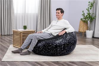 Bestway ''Inflate-A-Chair'' puhallettava tuoli 112 x 122 x 66 cm, Musta-4