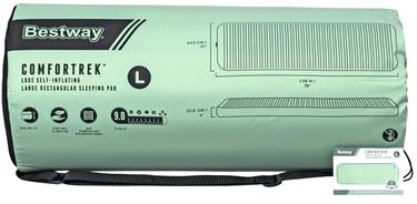Bestway itsetäyttyvä matto ComforTrek Luxe 198 x 63.5 x 10.8cm-2
