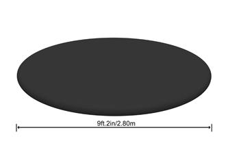 Bestway kansi 244 cm Fast Set altaalle-2