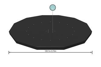 Bestway kansi 366cm Steel Pro / Fast Set altaille-3