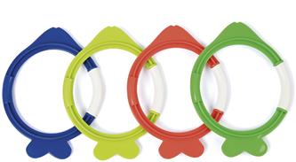 Bestway LIL FISH sukellusrenkaat (4 kpl)