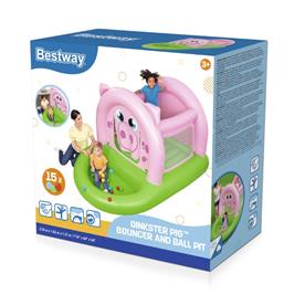 Bestway ''Oinkster'' pomppulinna ja palloallas 239 x 162 x 137 cm-8