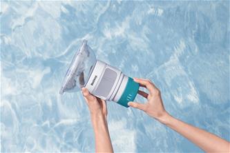 Bestway SolarGlow LED-kemikaaliannostelija, 4-värivaloa-5