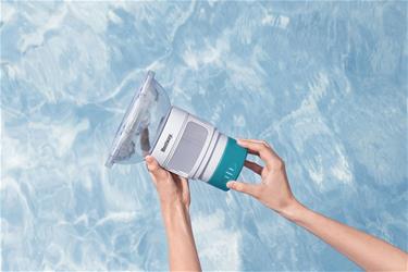 Bestway SolarGlow LED-kemikaaliannostelija, 4-värivaloa-5