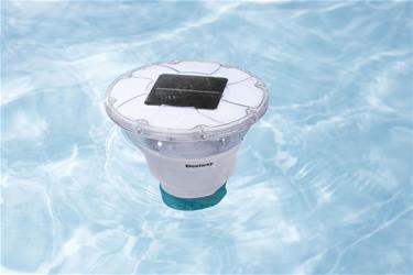 Bestway SolarGlow LED-kemikaaliannostelija, 4-värivaloa-8