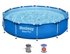 Bestway Steel Pro Frame allas 366 x 76 cm ja pumppu