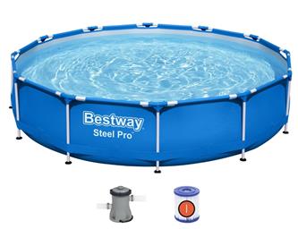  Bestway Steel Pro Frame allas 366 x 76 cm ja pumppu