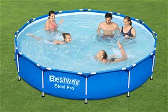  Bestway Steel Pro Frame allas 366 x 76 cm ja pumppu-3