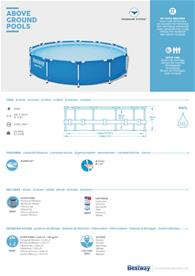  Bestway Steel Pro Frame allas 366 x 76 cm ja pumppu-7