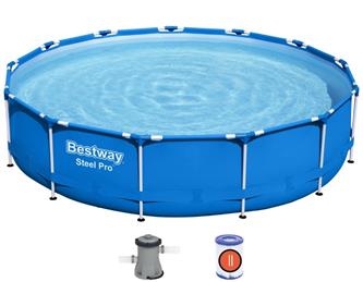 Bestway Steel Pro Frame allas 396 x 84 cm ja suodatinpumppu