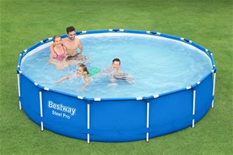  Bestway Steel Pro Frame allas 396 x 84 cm ja suodatinpumppu-2