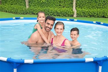  Bestway Steel Pro Frame allas 396 x 84 cm ja suodatinpumppu-3