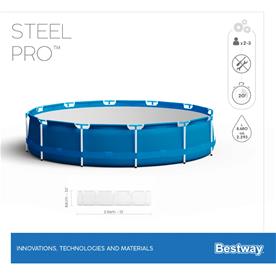  Bestway Steel Pro Frame allas 396 x 84 cm ja suodatinpumppu-6