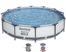 Bestway Steel Pro MAX runkoallas 366 x 76cm sis. suodatinpumppu