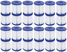 Bestway suodatinpatruuna 1 8x9 cm 24 kpl (Bestway tuotenumero 58093)