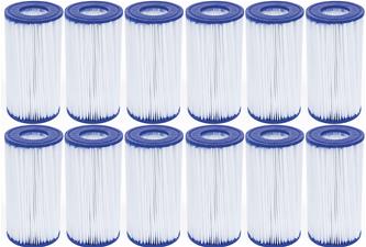 Bestway suodatinpatruuna III 12 kpl (Bestway osanumero 58012)