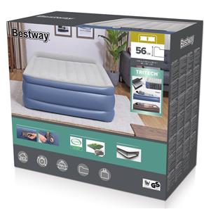 Bestway Tritech ilmapatja integroidulla AC-pumpulla 203 x 152 x 56 cm-3