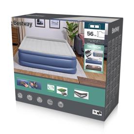 Bestway Tritech ilmapatja integroidulla AC-pumpulla 203 x 193 x 56 cm-4