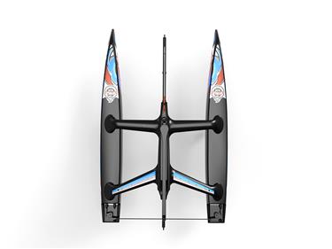 Binary V3 RTR Mini Catamaran 2,4 GHz RTR -kauko-ohjattava purjevene-4