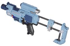 Blaze Storm Barricade -sähköinen laserblaster pehmeillä nuolilla