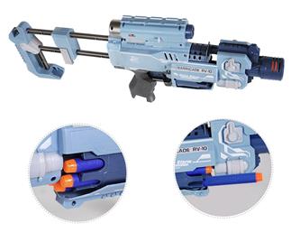 Blaze Storm Barricade -sähköinen laserblaster pehmeillä nuolilla-6