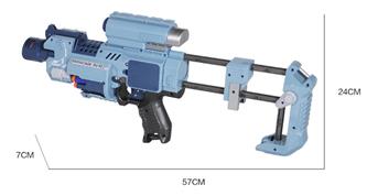 Blaze Storm Barricade -sähköinen laserblaster pehmeillä nuolilla-8