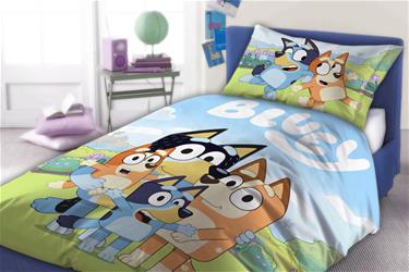 Bluey Junior -vuodevaatteet 100 x 135 cm – 100 % puuvillaa - Malli 2-2