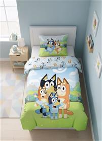 Bluey Junior -vuodevaatteet 100 x 135 cm – 100 % puuvillaa - Malli 2-3