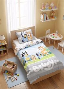 Bluey Junior -vuodevaatteet 100 x 135 cm – 100 % puuvillaa - Malli 3-3