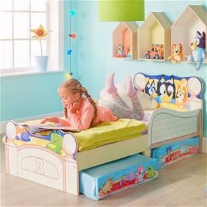 Bluey-lastensänky säilytystilalla (140 cm)-2