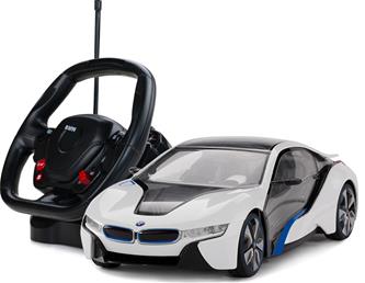 BMW i8 kauko-ohjattava auto ohjauspyörällä 1:14