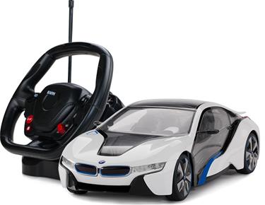 BMW i8 kauko-ohjattava auto ohjauspyörällä 1:14