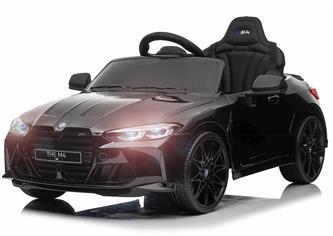 BMW M4 sähköauto lapsille 12V litium, musta