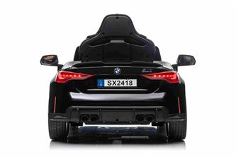 BMW M4 sähköauto lapsille 12V litium, musta-7
