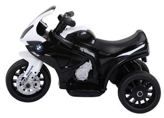 BMW S1000RR sähkömoottoripyörä lapsille 7.4V Litium, musta-2