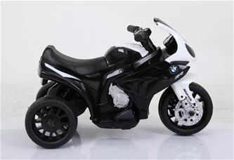 BMW S1000RR sähkömoottoripyörä lapsille 7.4V Litium, musta-5